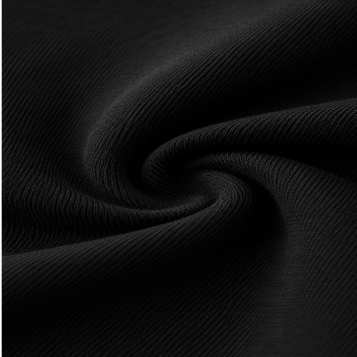 Black Plain Oversized T-shirt
