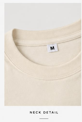 Plain Oversized Off white