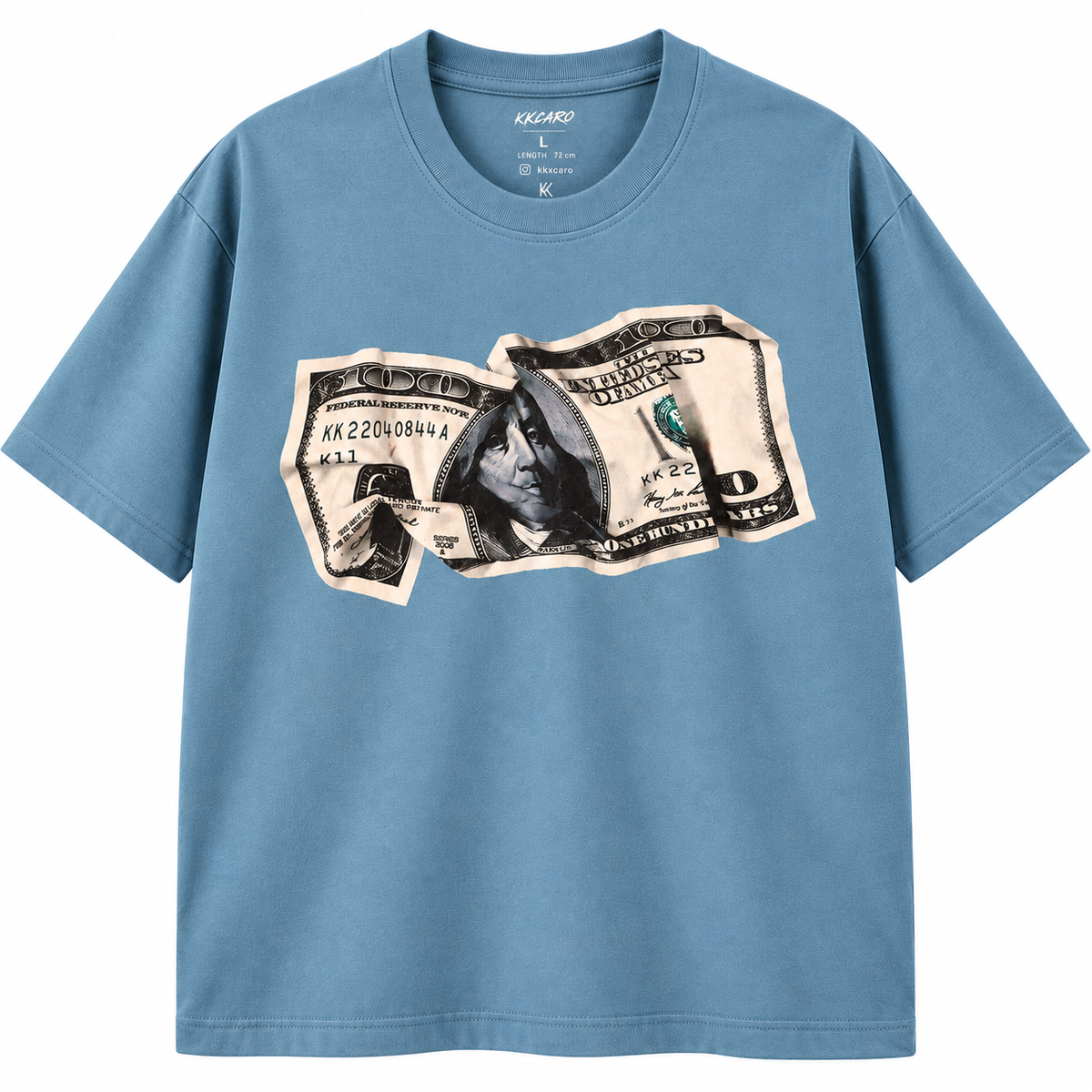 Dollar Rush Round Neck T-shirt
